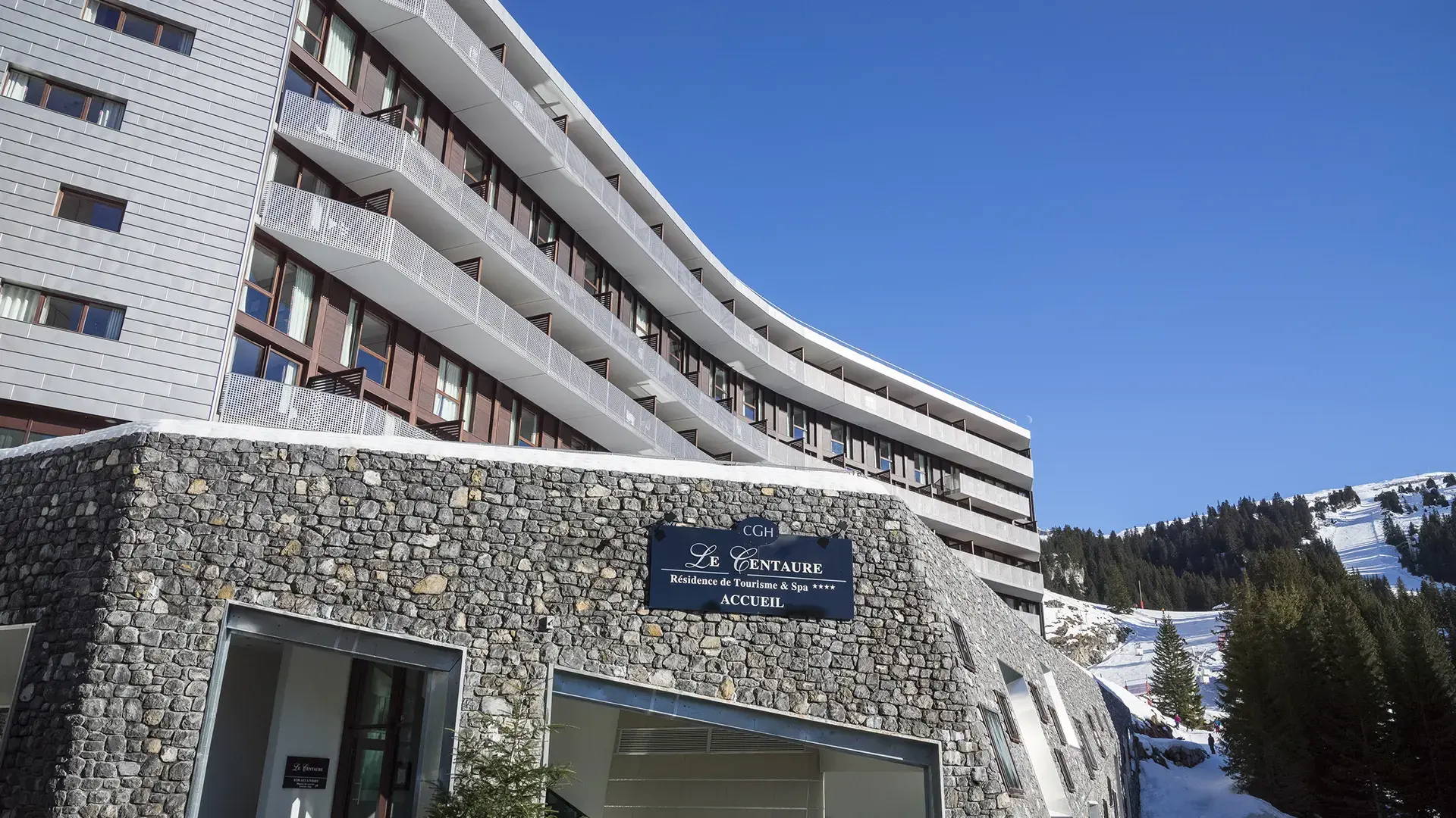 Exterior view of the residence