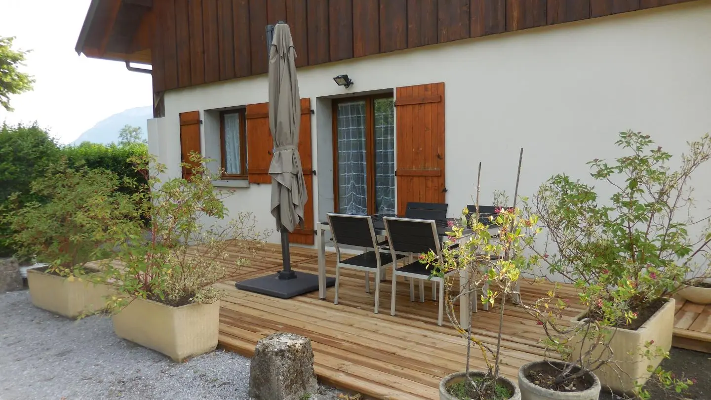 terrasse sud : séjour