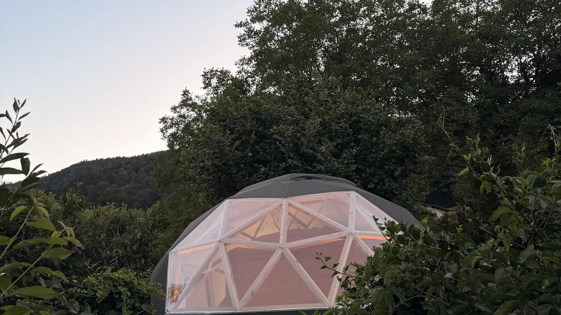 Camping Clair Matin - Dôme géodésique_Allevard