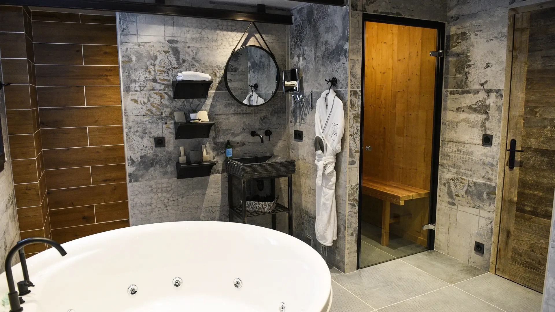 chalet l'atelier de charlotte - salle de bain