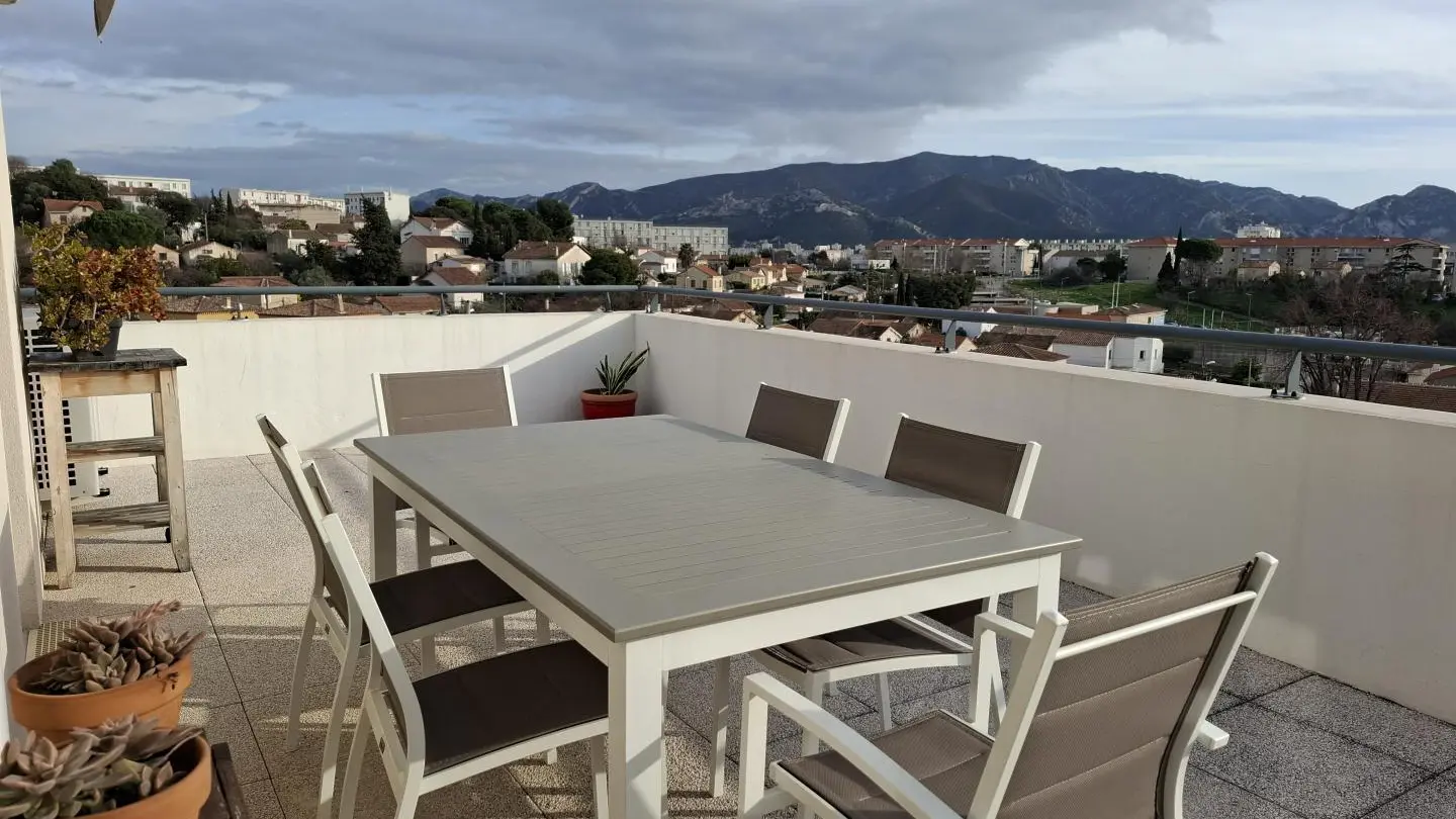 Terrasse en dernier étage