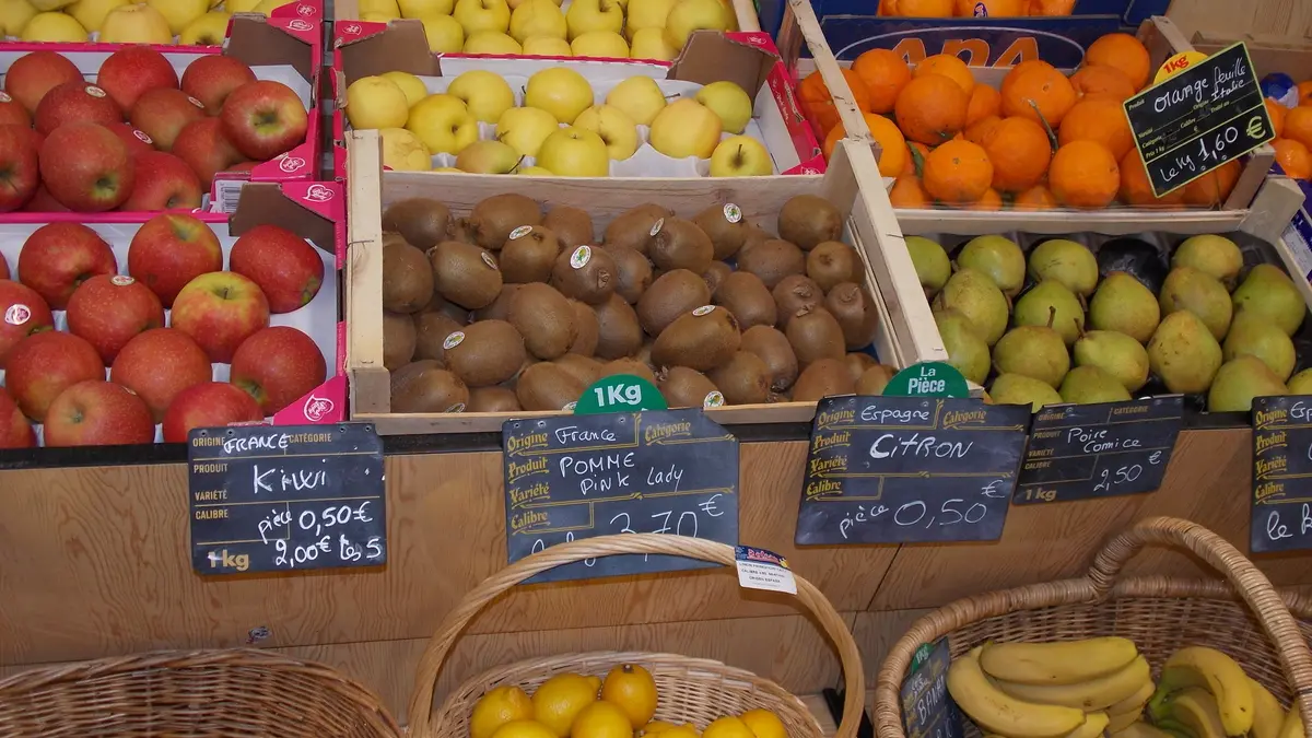 Rayon fruits et légumes - Épicerie Alp Ser Vit - La Grave
