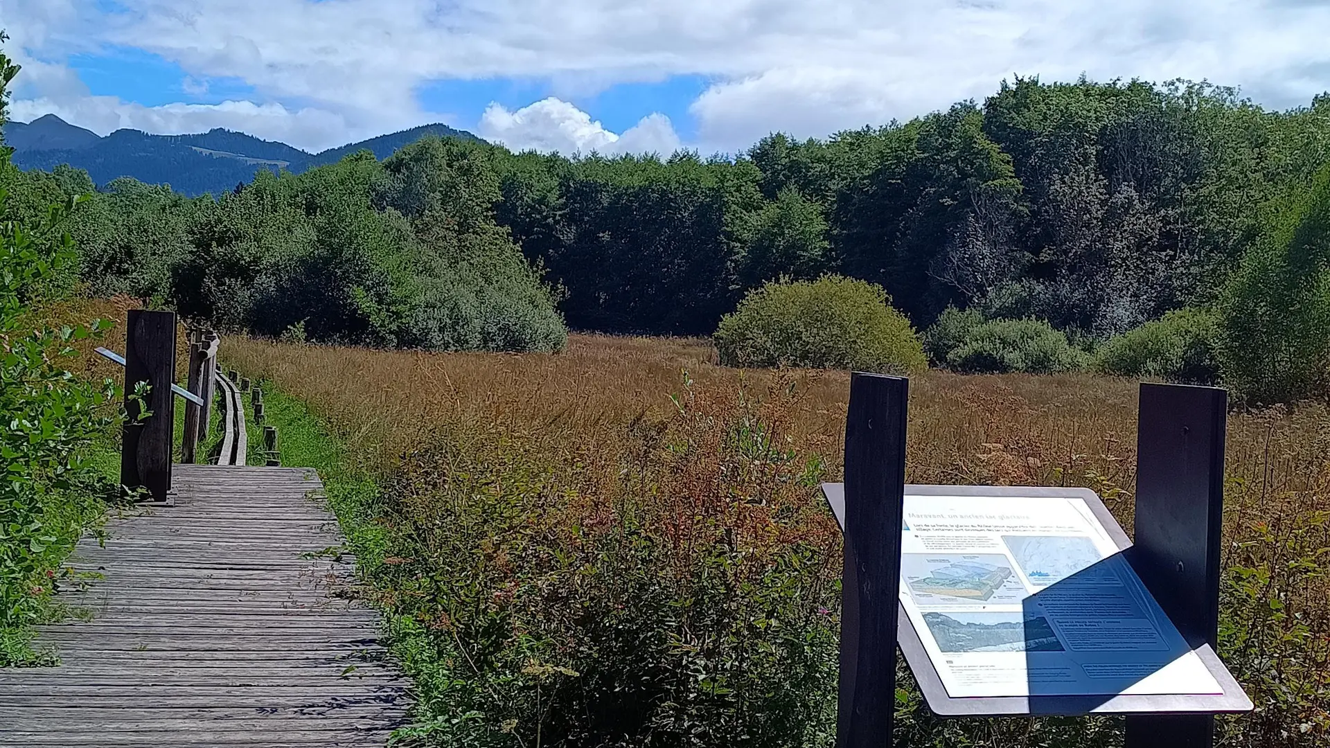 Sentier d'interprétation au marais du Maravant
