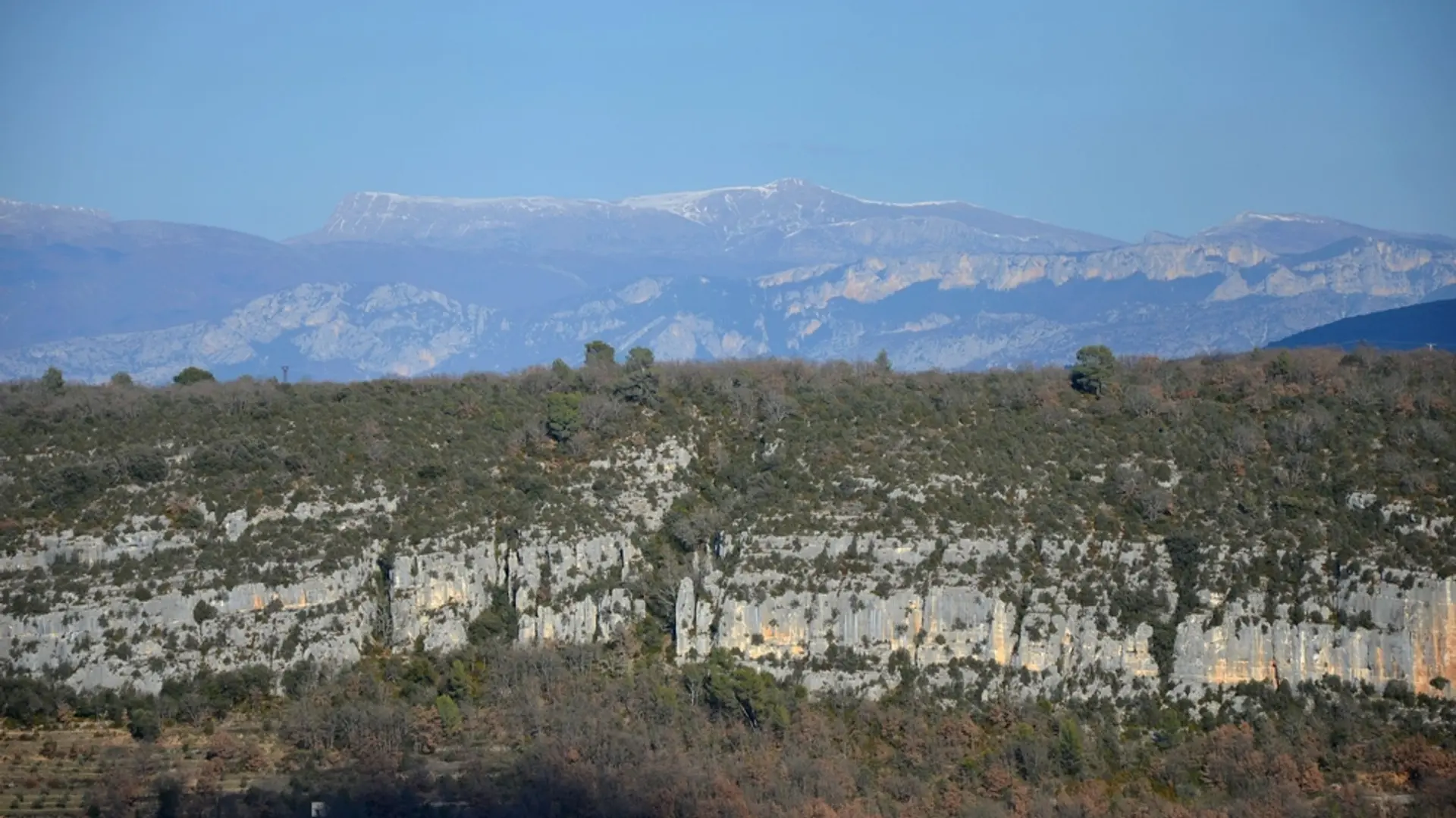 Vue sur les falaises