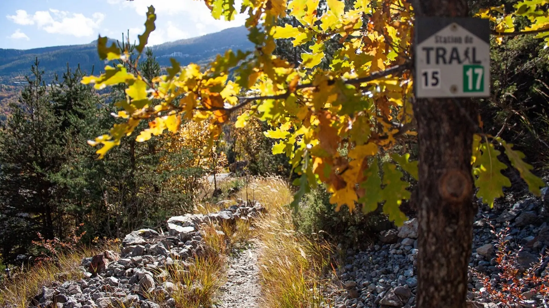sentier le long du Gyr