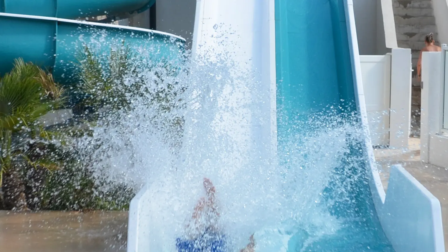 Toboggan aquatique Camping Sellig