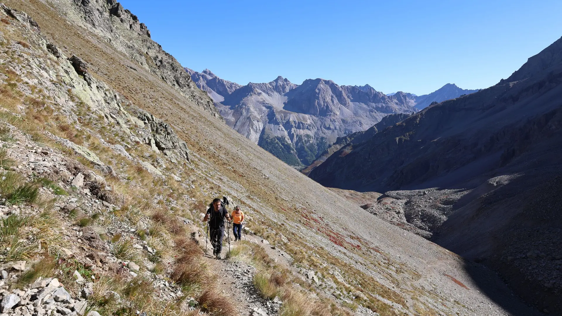 Montée au col de Laurichard