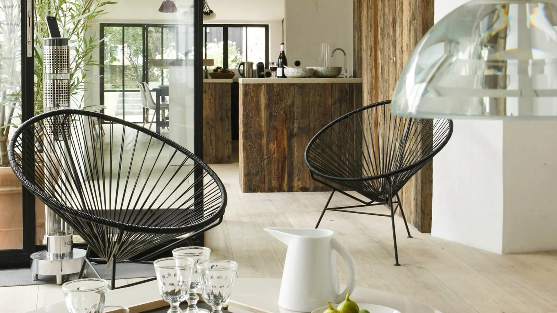 Wohnzimmer und Küche