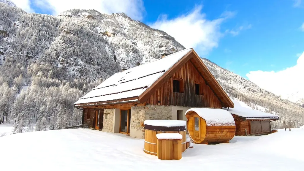 Chalet en hiver