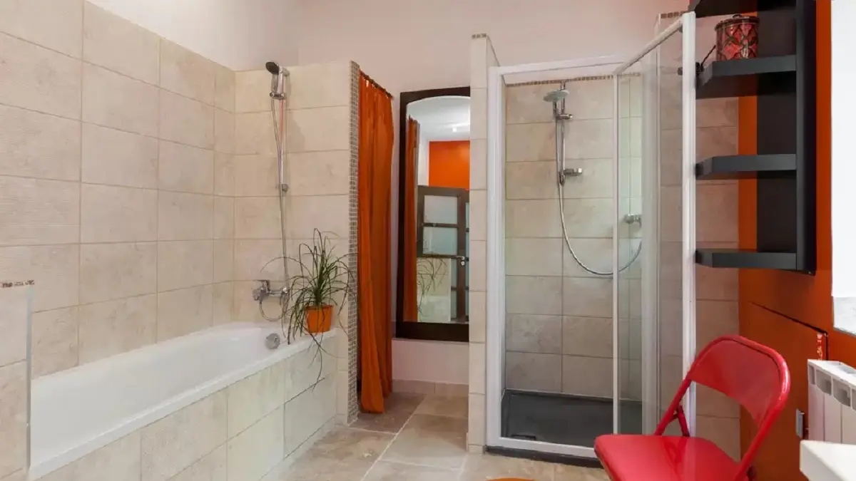 Sdb douche et baignoire