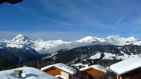 Aravis range in winter