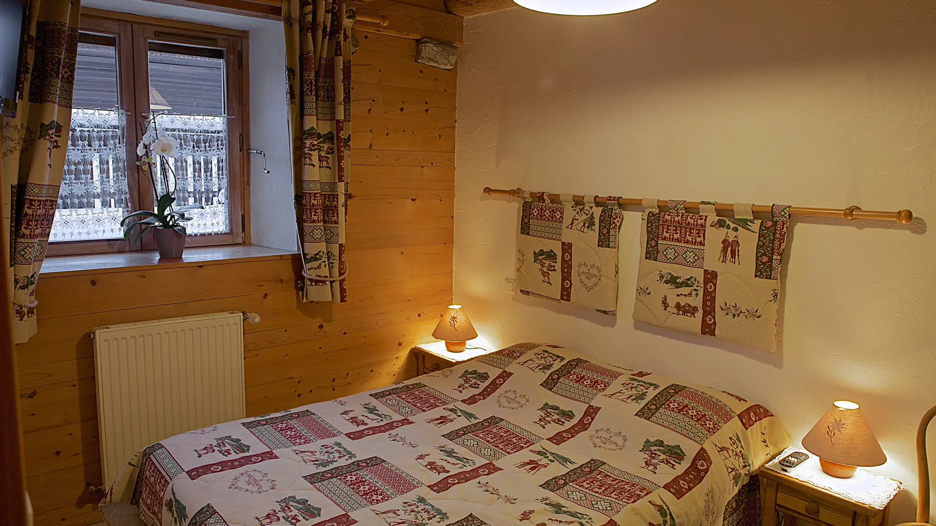 Chambre 2 à la ferme du Mont-Blanc
