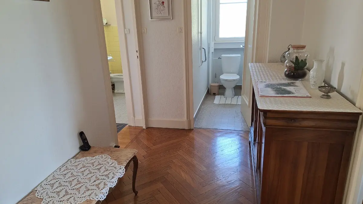 Hall entrée appart Le Champ de Mars