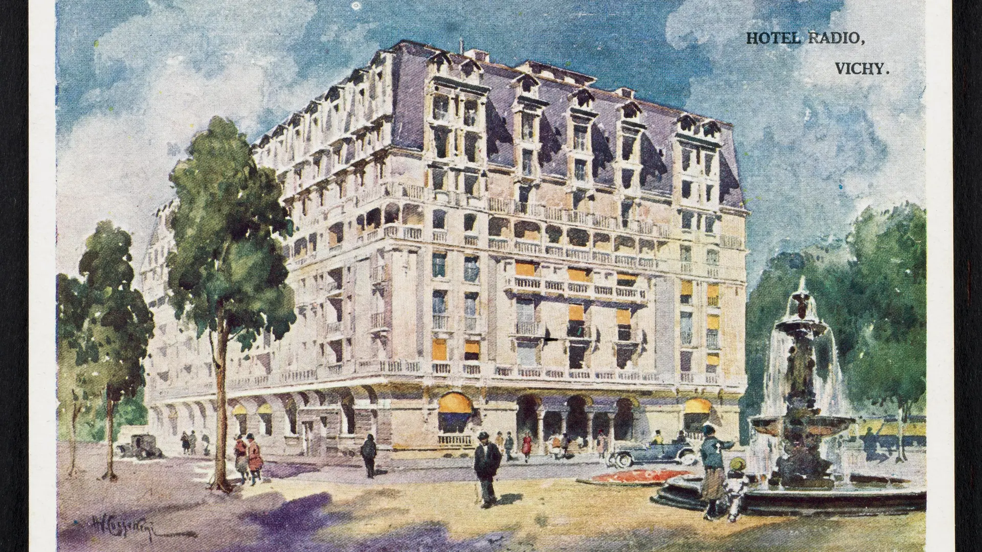 Carte postale, vers 1920