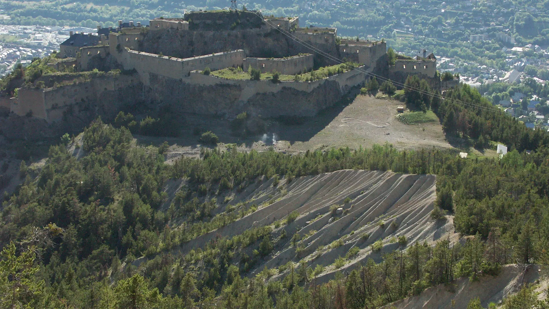 Vue sur le fort