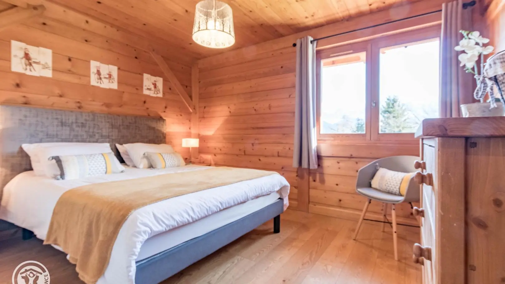 Chambre lit double