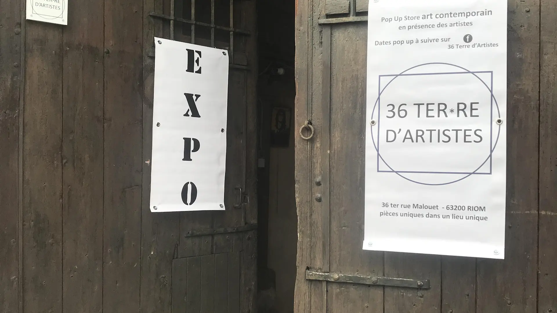 les portes du 36Terre d'Artistes