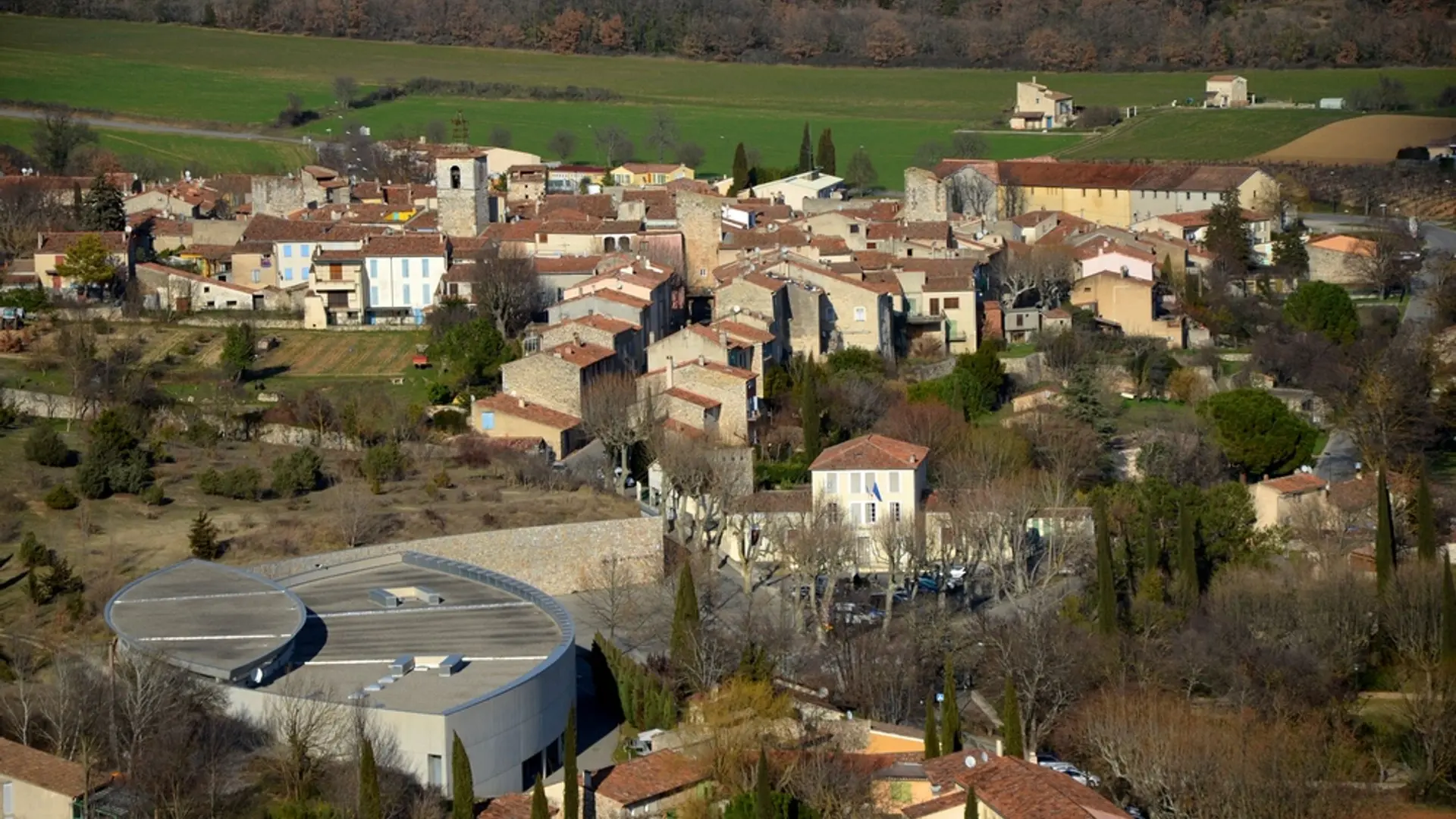 Vue sur le village