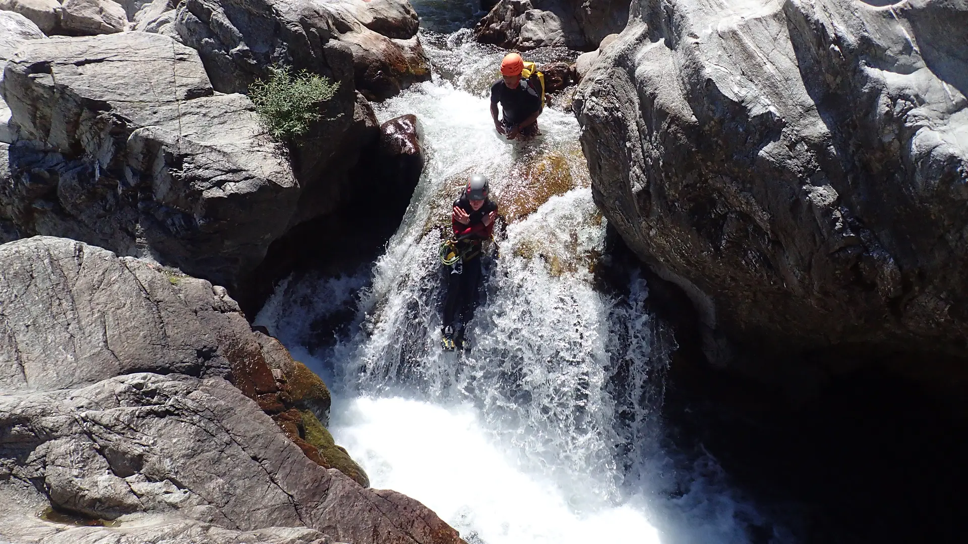 Sortie canyoning dans les Cévennes avec Inspire the elements