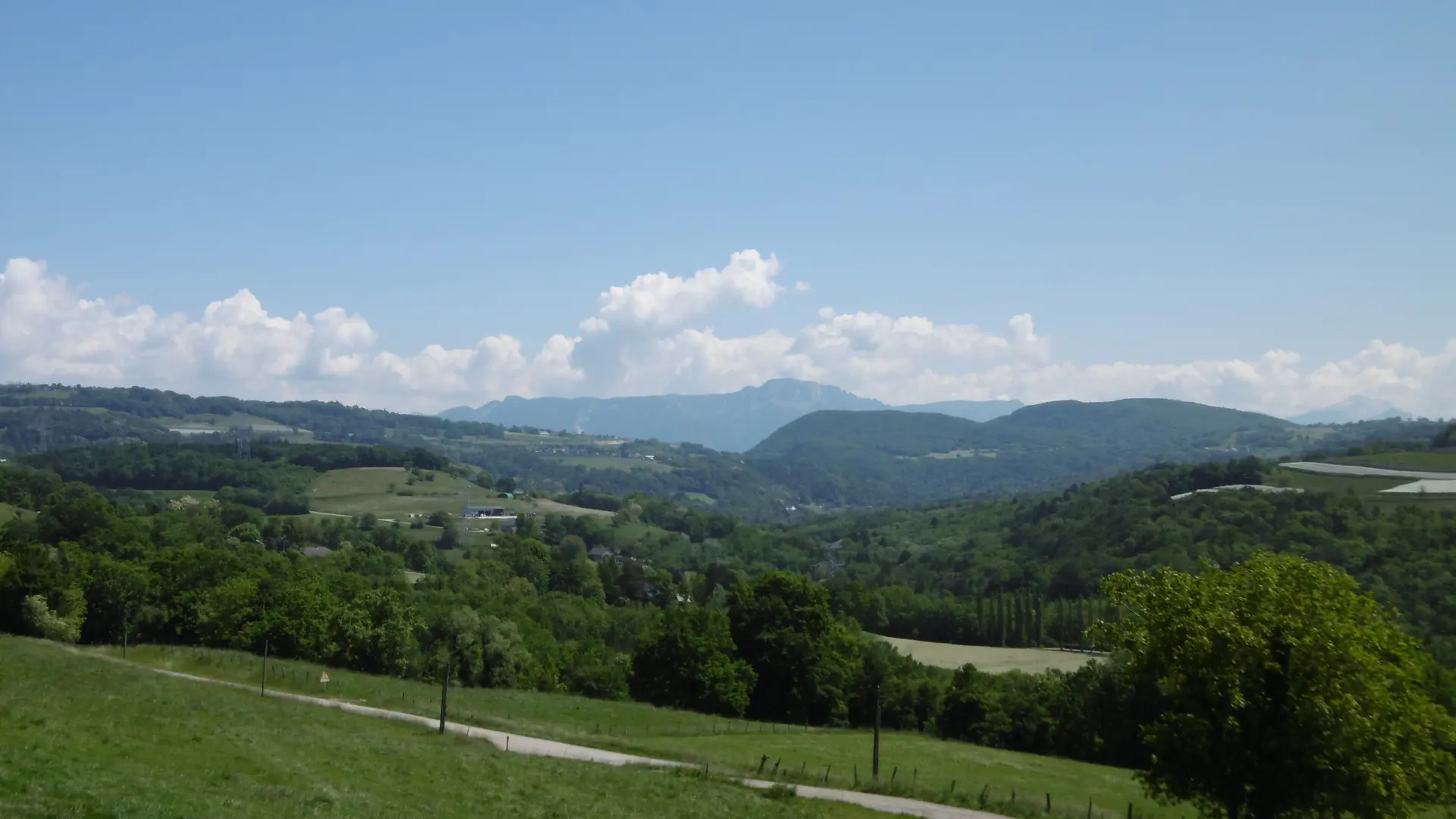 Point de vue vergers Route de Bajole Copponex