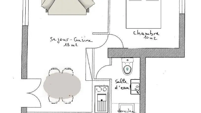 Plan gîte