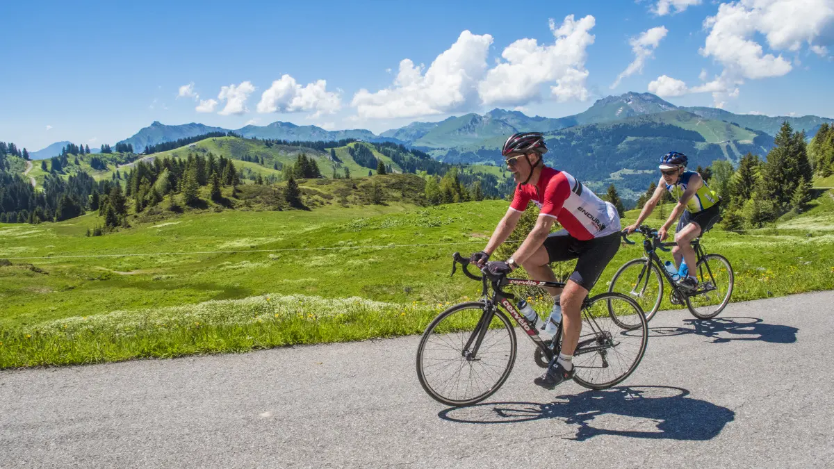Cycliste col de Joux-Plane-© Dep74 - L. Guette