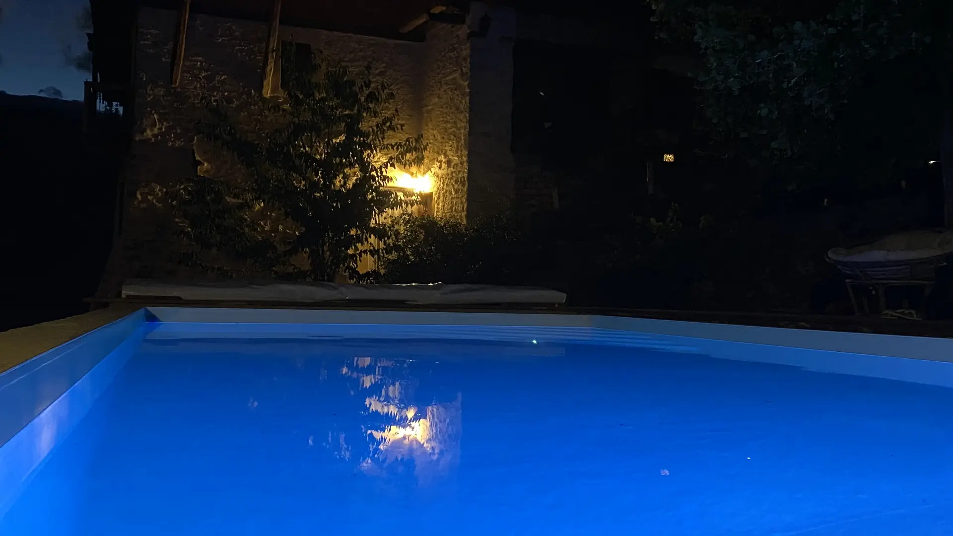 Piscine de nuit