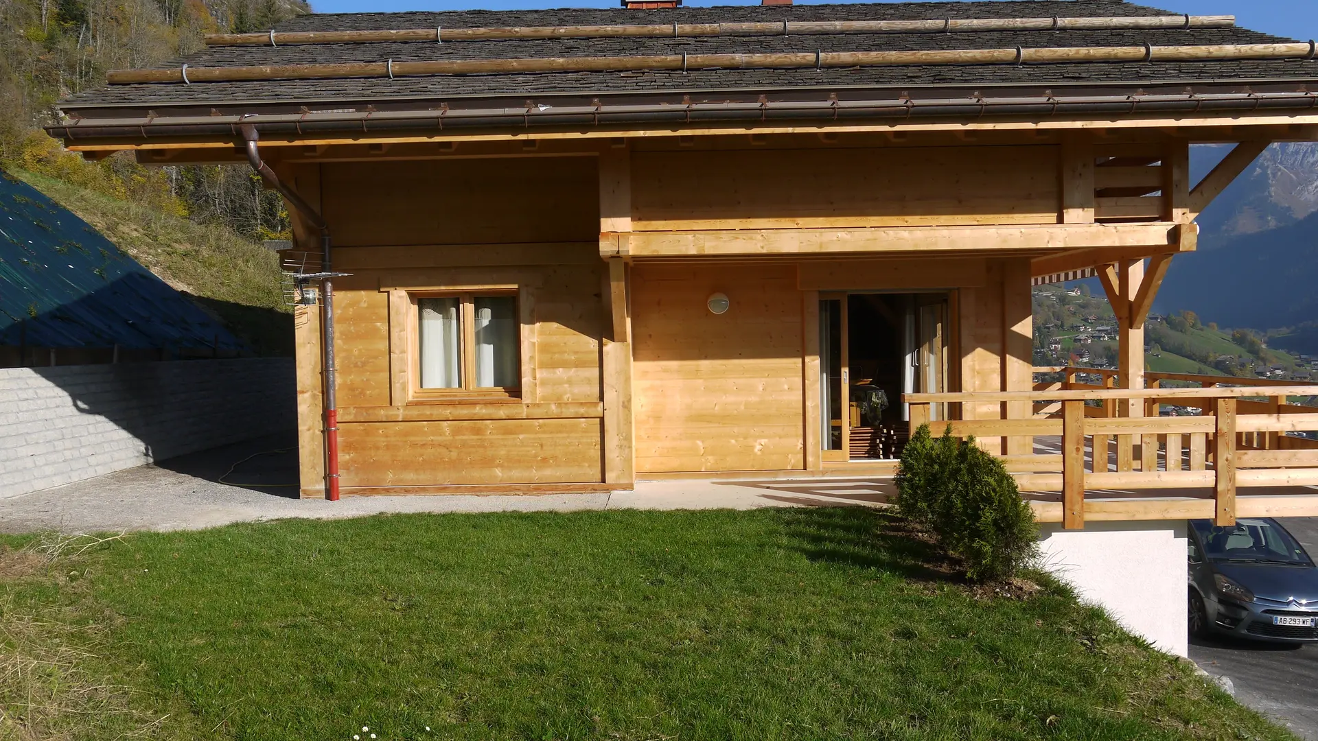 Extérieur chalet été/Outside summer chalet-Chalet Panorama-le Grand-Bornand