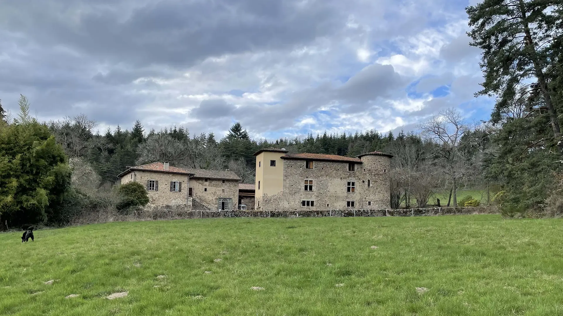 Vue panoramique sur le château