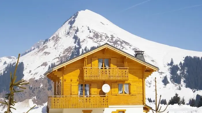 Chalet en hiver