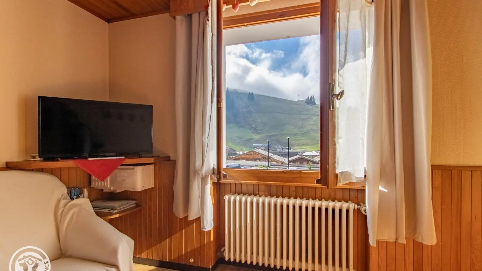 Vue sur les pistes du Bossonnet