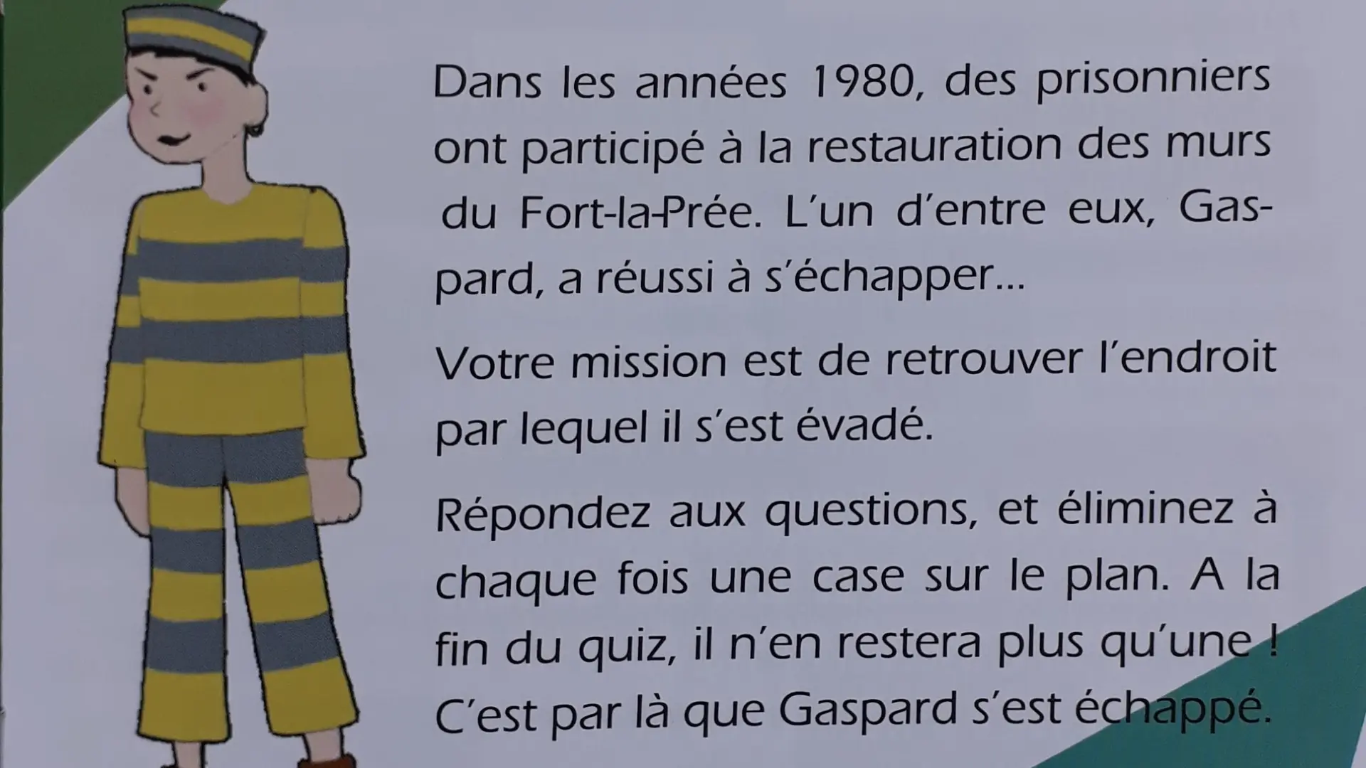 Histoire du livret sur Gaspard