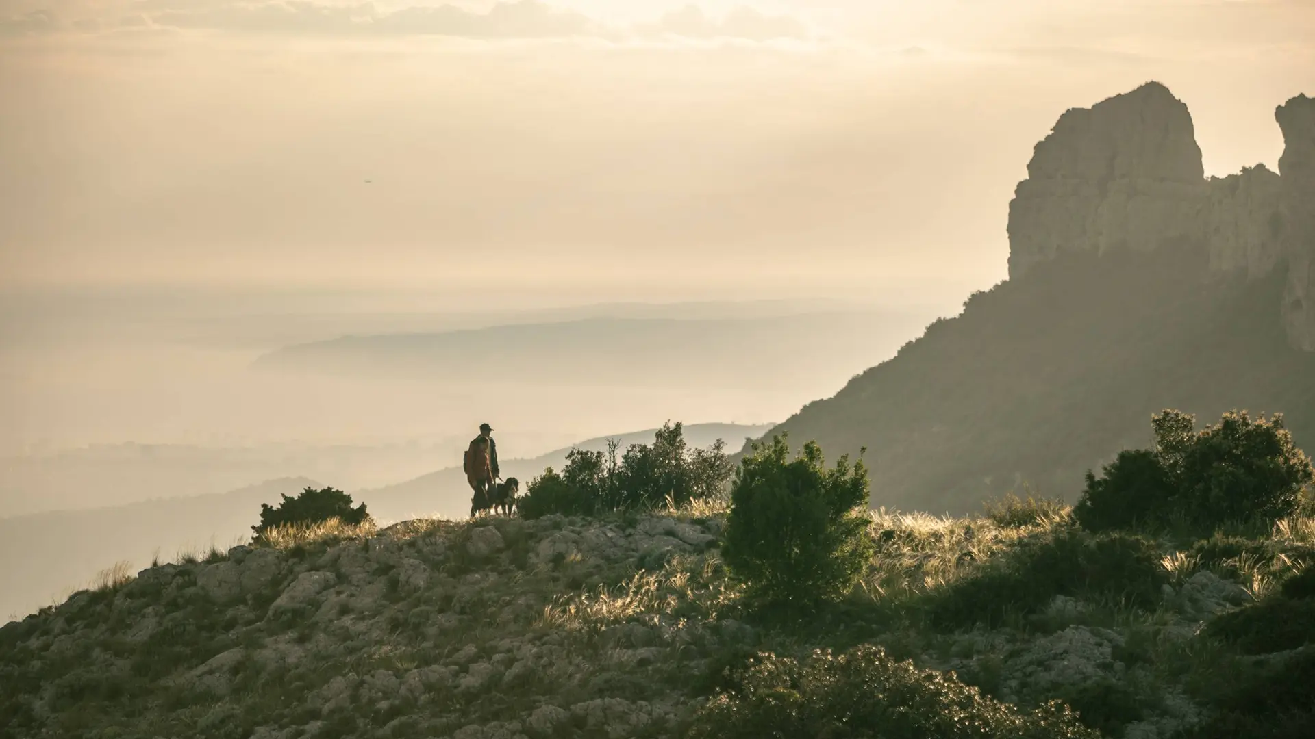 Dents de Roque Forcade depuis le col de Bertagne