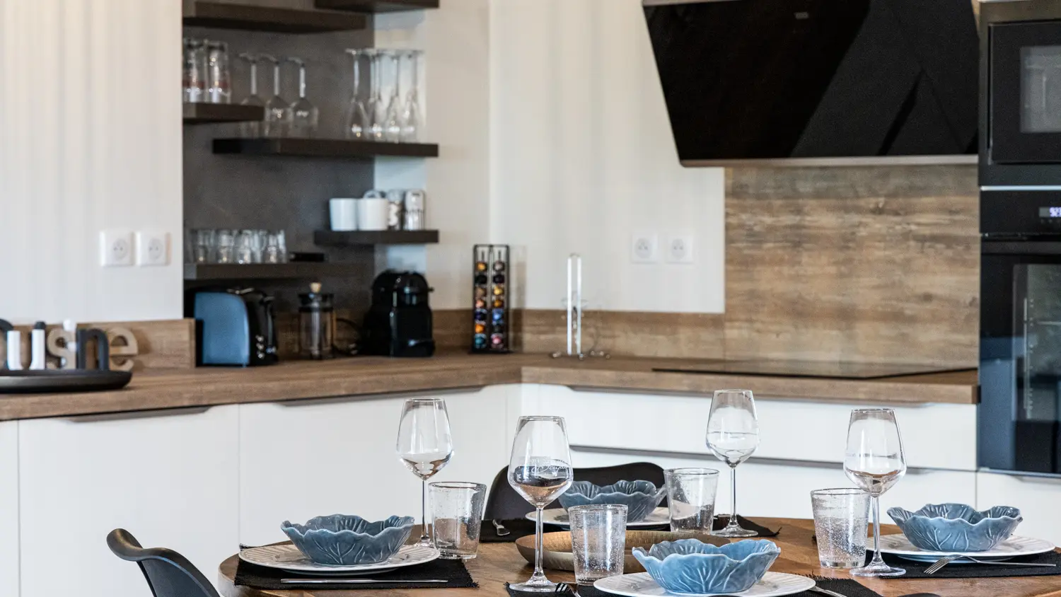 Le Loft Château Boujac - coin cuisine