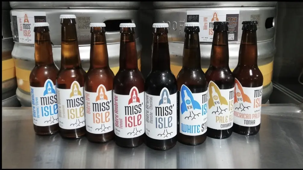 Gamme de bières Miss'Isle