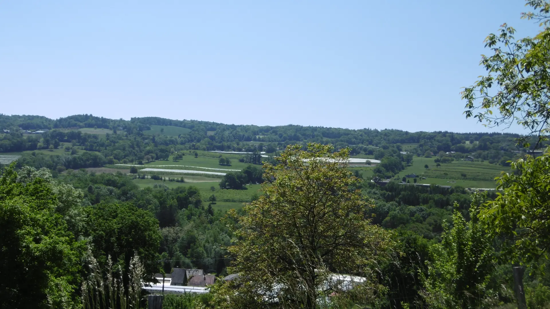 Point de vue vergers Route de Bajole Copponex