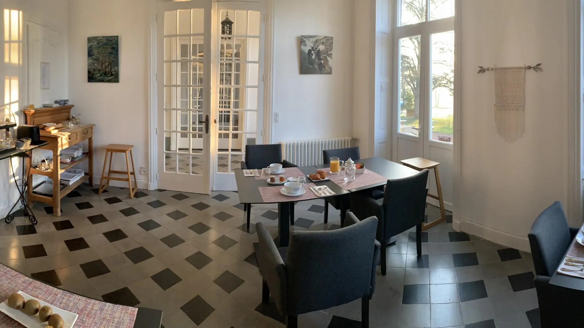 salle de petit déjeuner
