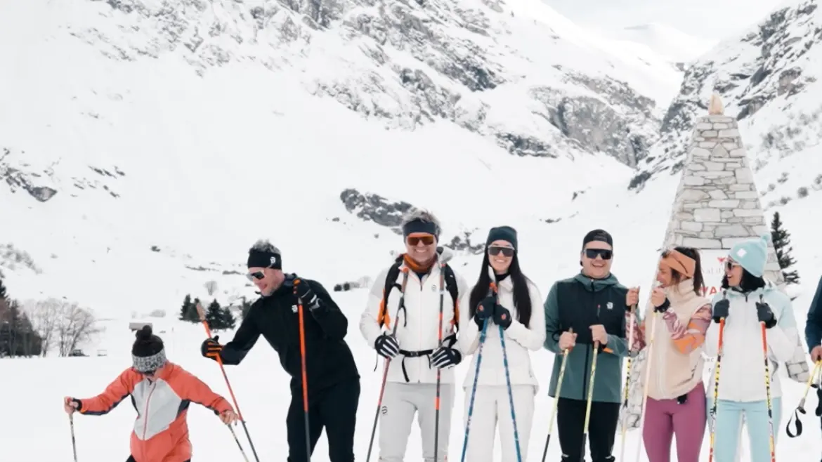 Ski de fond et biathlon avec Léna Arnaud à Val d'Isère