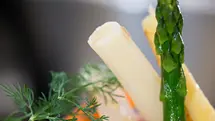 Assiette d'asperges