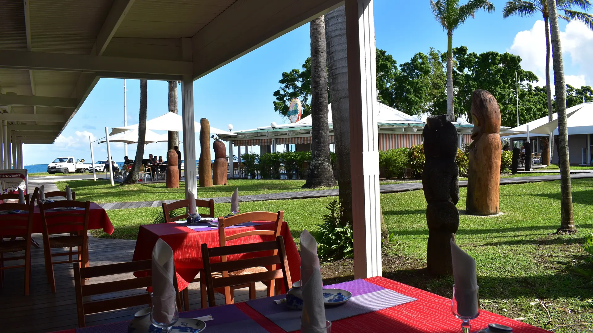 Along Beach Restaurant at Anse Vata - Noumea