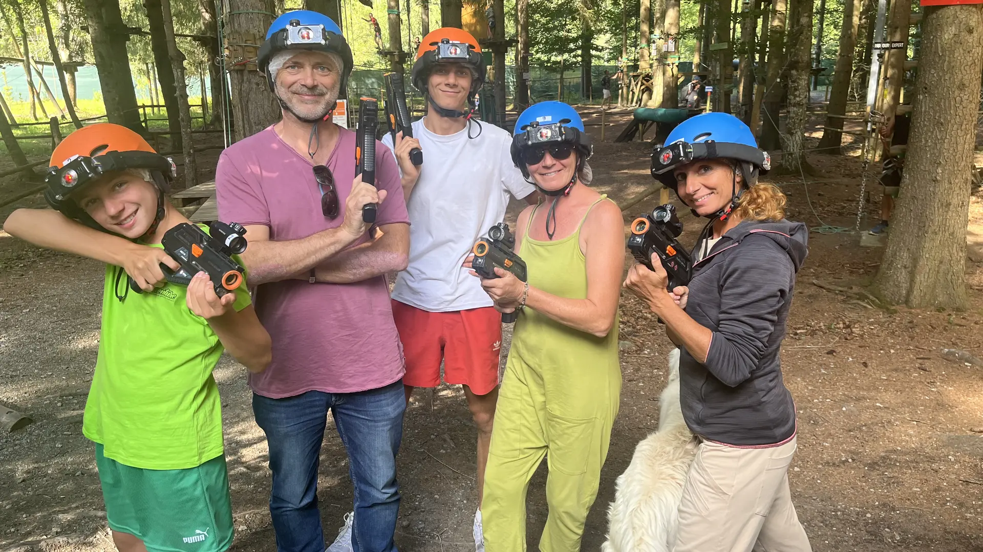 Laser-game à Arbraventure Champoléon