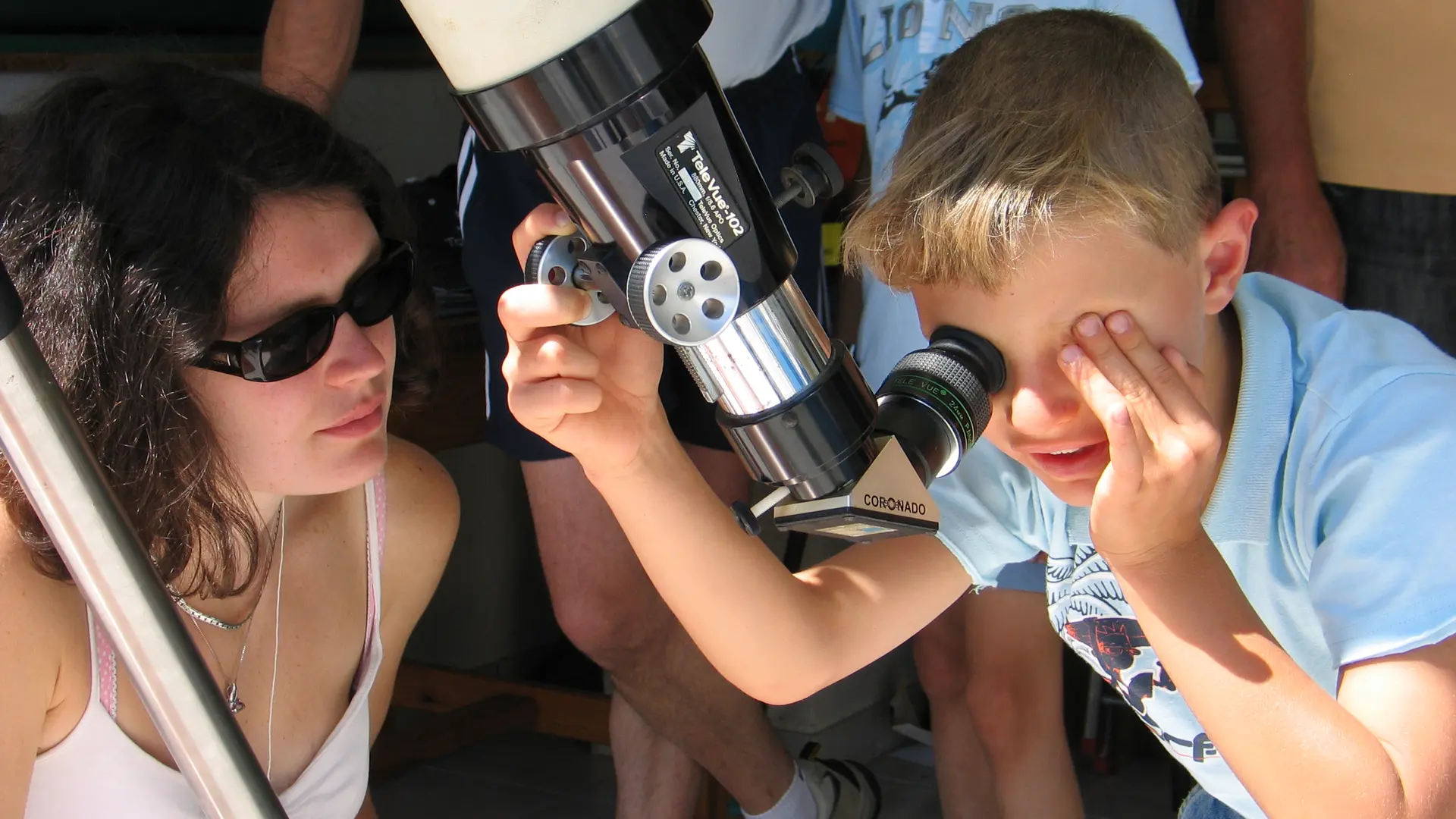 Observation du soleil à l'Observatoire de la Lèbe