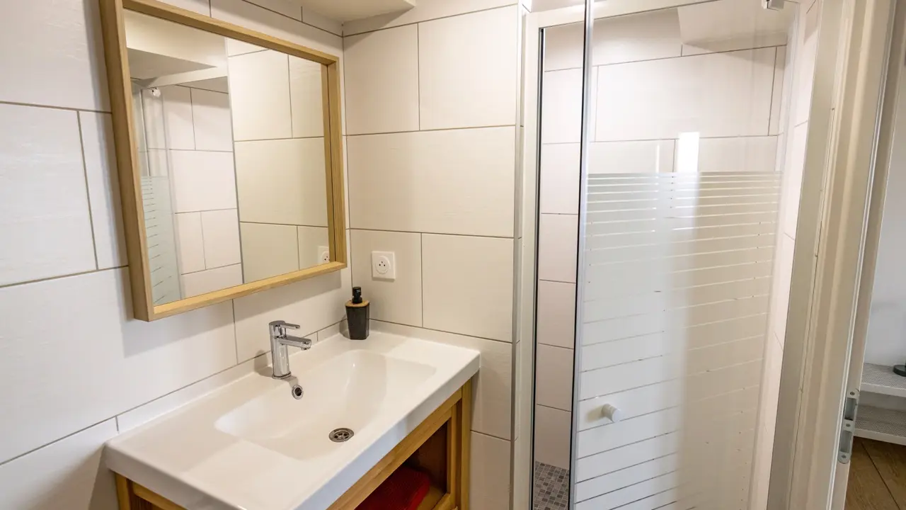 Douche chambre privative