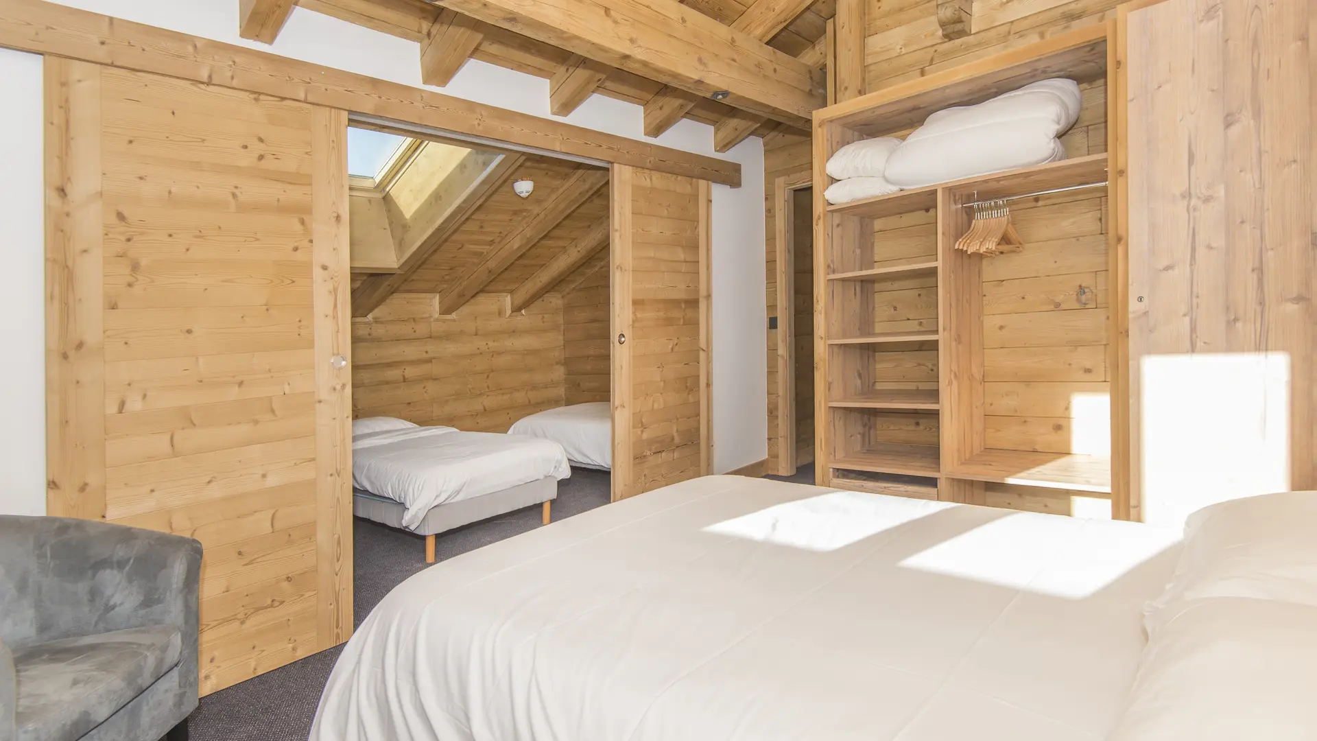 chambre appartement chalet cosy