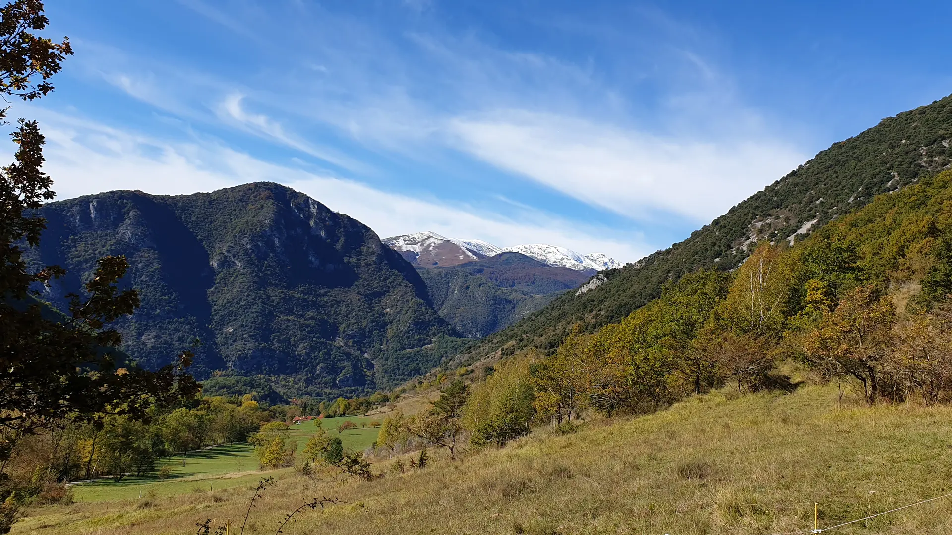 Vue sur la vallée