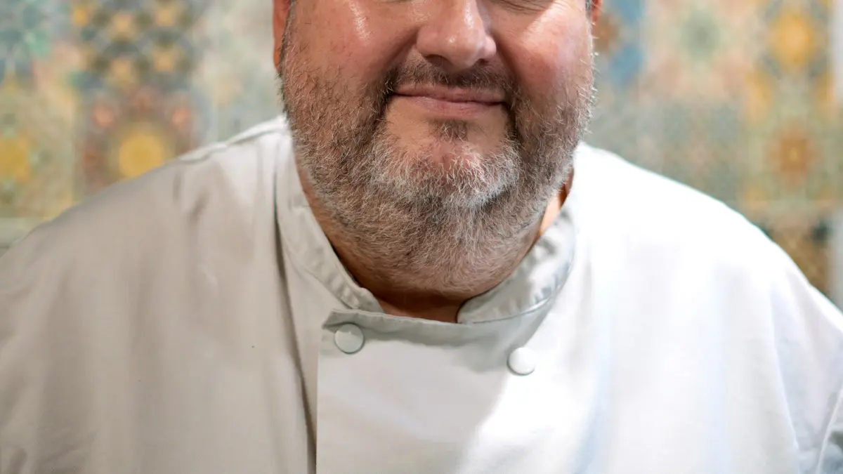 Portait du chef étoilé Eric Sapet