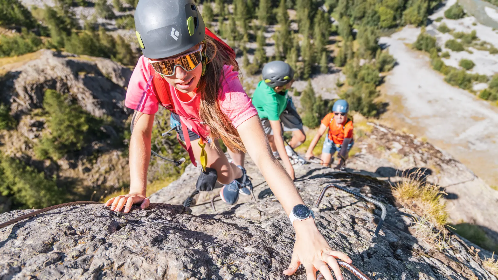 La via ferrata d'Arsine se situe aux portes du Parc National des Ecrins