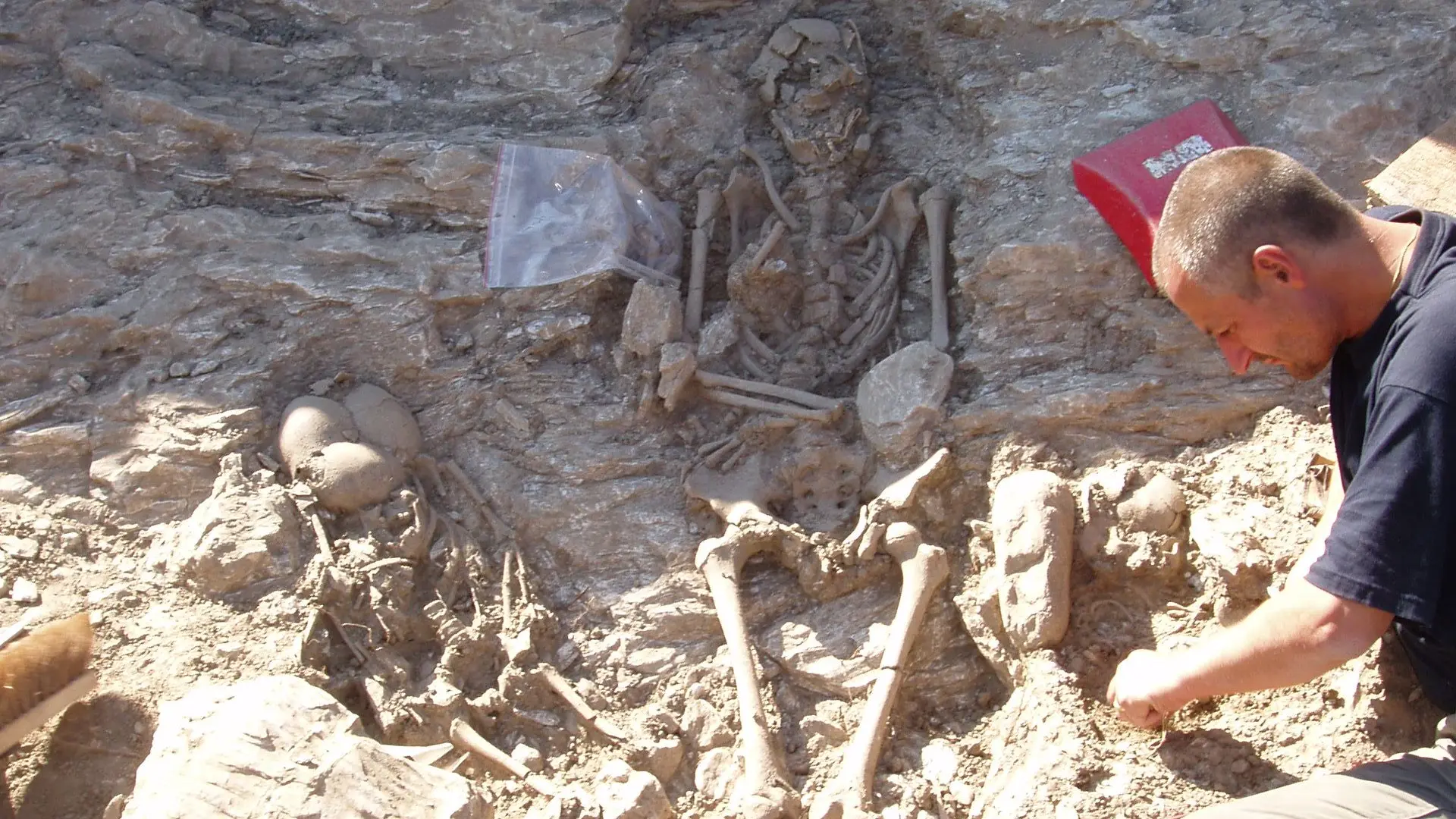 Sépultures du XIème siècle