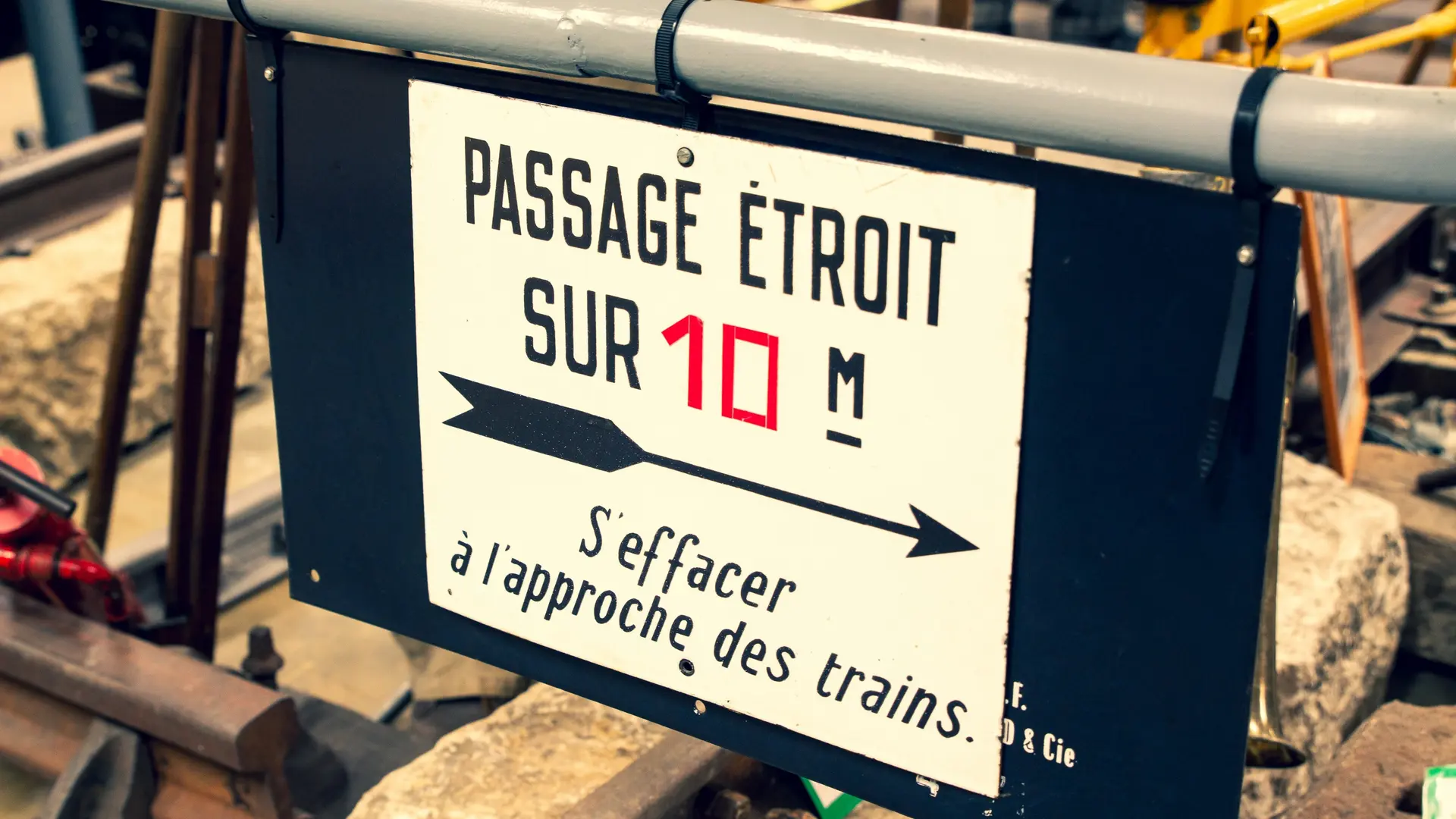 Panneau indicatif du musée