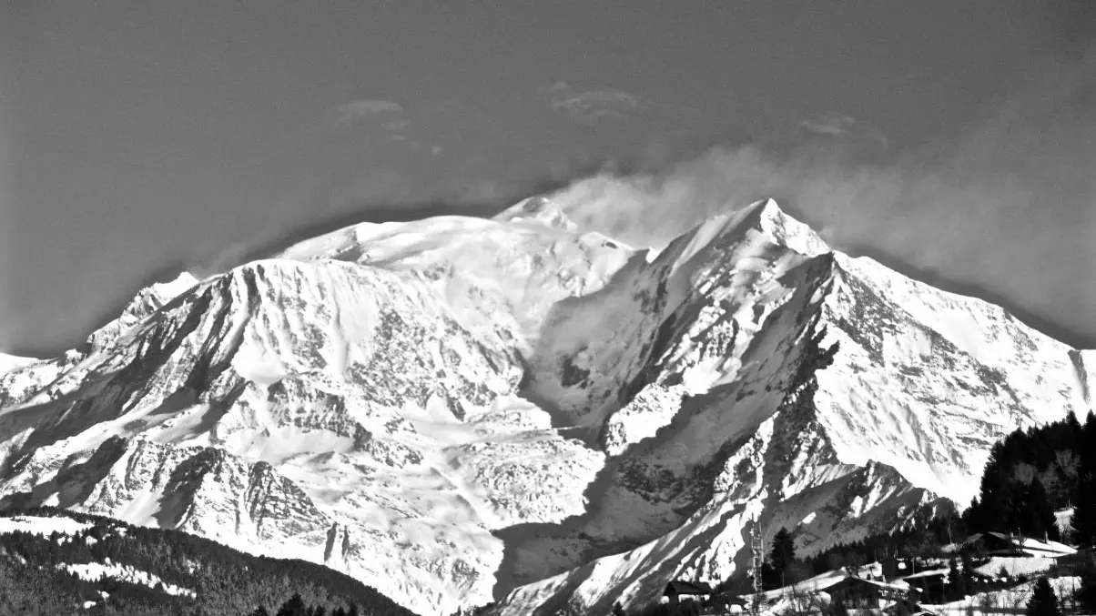 Pleine vue sur le Mont Blanc